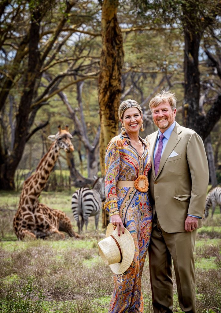 La reina Máxima de Holanda en Kenia.