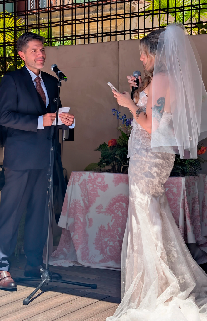 La boda estuvo llena de momentos de complicidad y diversión