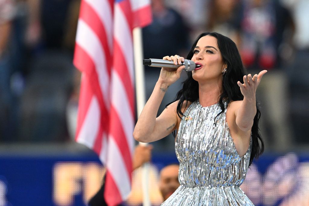 Katy Perry cantó en la ceremonia inicial del Mundial 2026 en Estados Unidos
