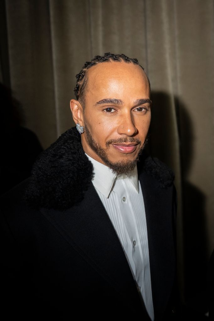 Lewis Hamilton en la Paris Fashion Week