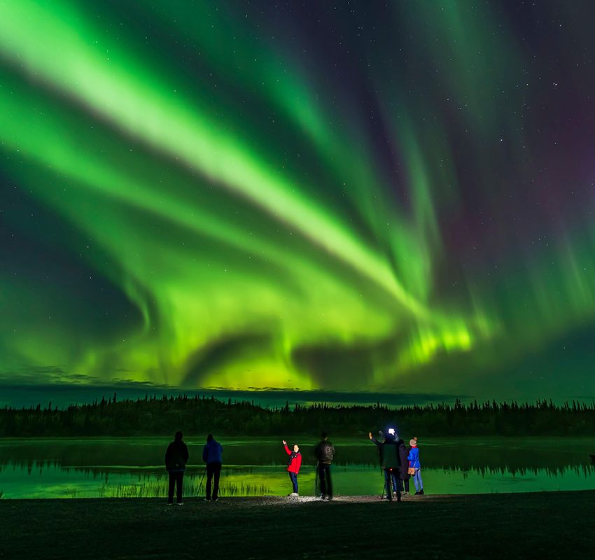 Cómo viajan los millenials, auroras boreales