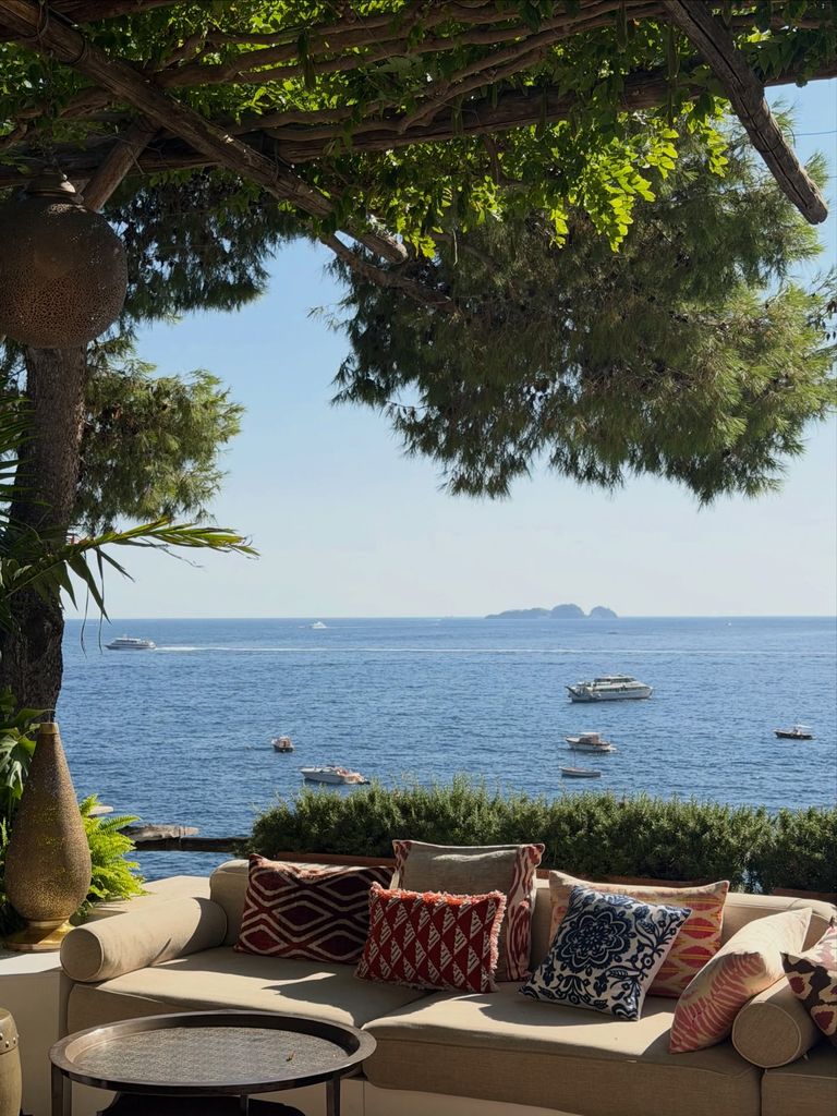 Una imagen del hotel La Bizantina, en Positano, donde Rocío se ha alojado