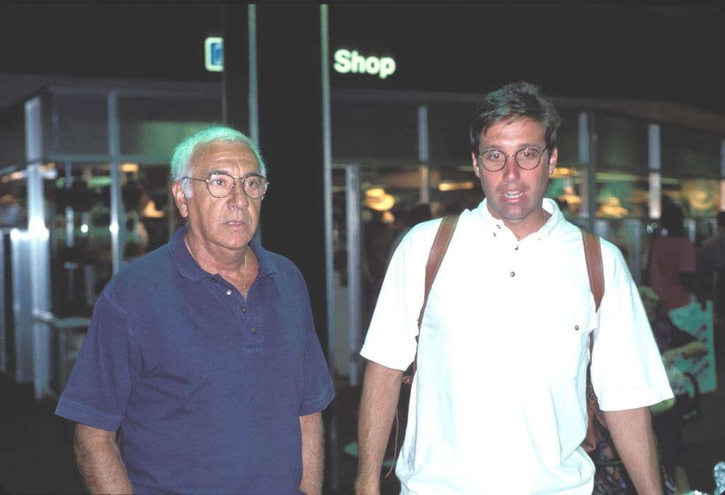 Emilio Aragón con su padre