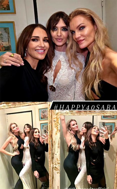 Paula Echevarría, Sara Carbonero y Esther Cañadas juntas