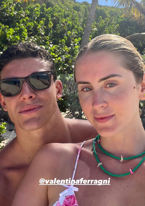 Valentina Ferragni y su novio Matteo Napoletano