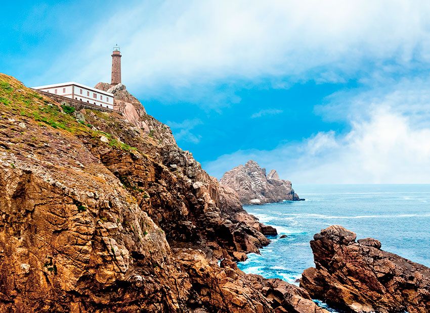 Faro de Cabo Vilán, Costa da Morte, A Coruña, Galicia