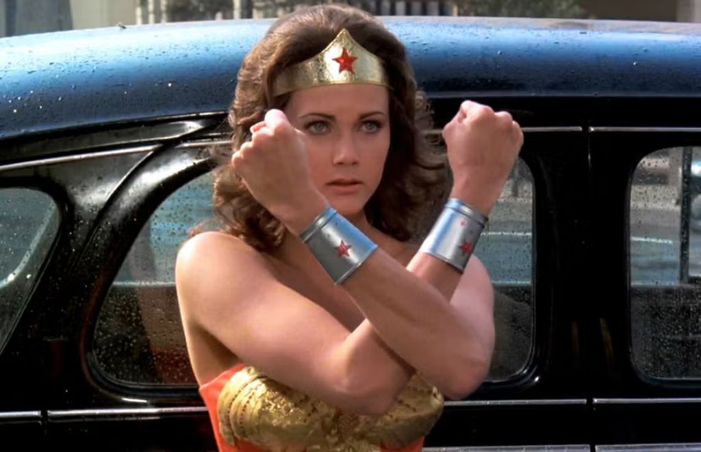 Lynda Carter era la superheroina, "la mujer maravilla'