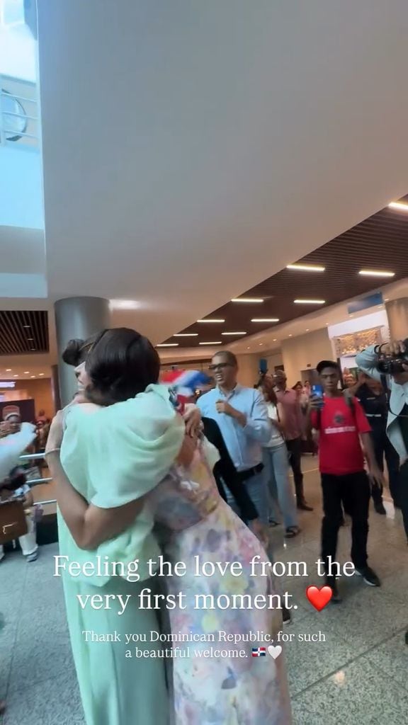 El emotivo reencuentro entre Fátima Bosch con Jennifer Ventura, Miss República Dominicana