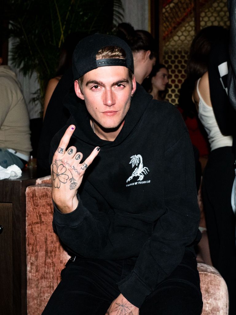 Presley Gerber durante el lanzamiento de Offsunset con Benny Blanco y Cashmere Cat, celebrado en Offsunset, en West Hollywood, Los Ángeles, California (Estados Unidos), el 25 de septiembre de 2021
