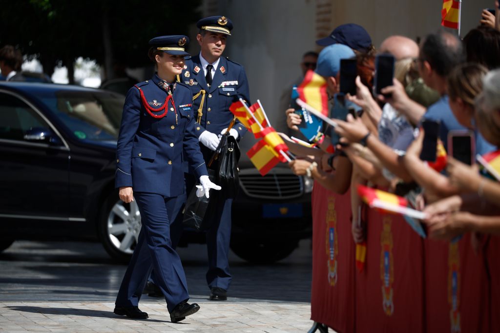 LA PRINCESA LEONOR RECIBI LA MEDALLA DE ORO DE LA VILLA DE SAN JAVIER Y DEL NOMBRAMIENTO COMO HIJA ADOPTIVA DE LA MISMA