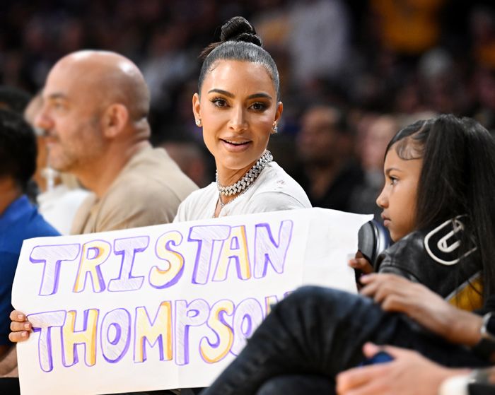 Kim Kardashian sigue apoyando a Tristan Thompson
