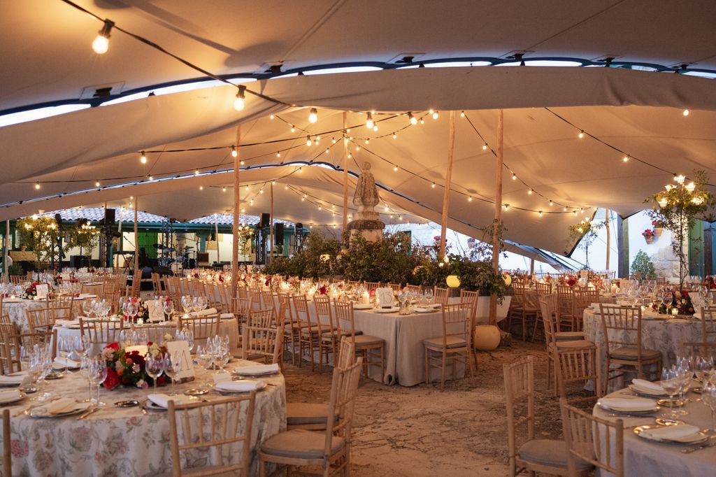 Decoración de banquete de bodas