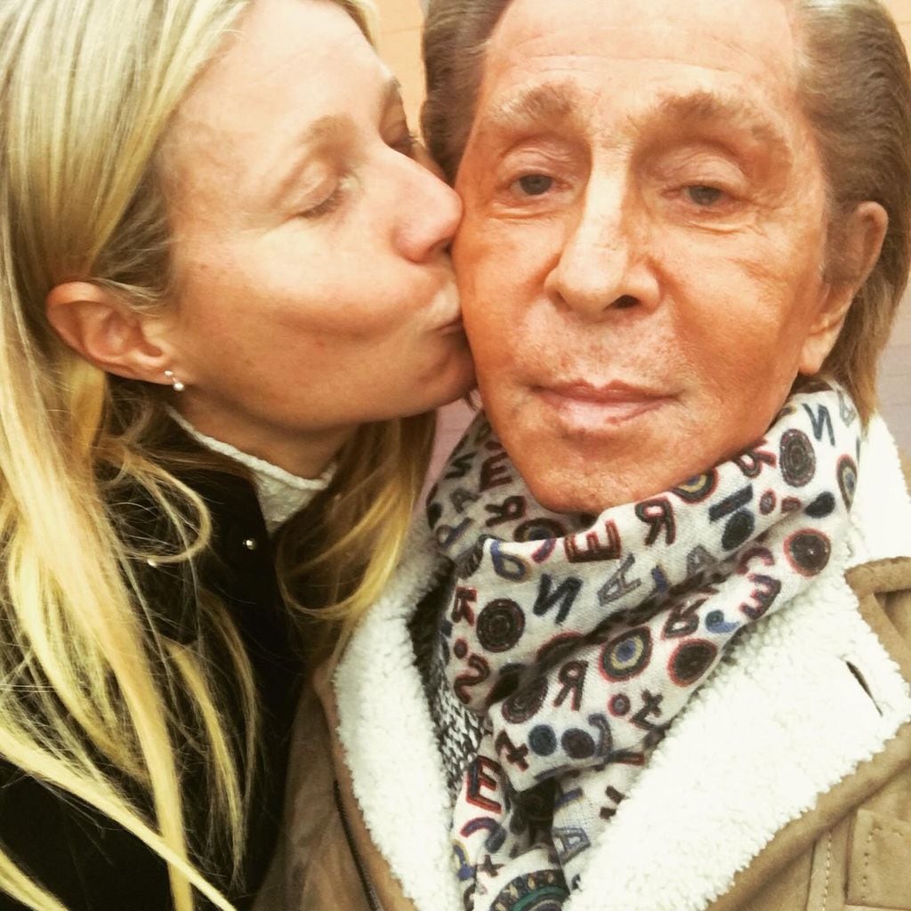 Gwyneth Paltrow se despidió de Valentino con esta dulce foto.