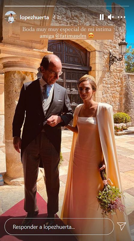 Boda del hijo de Cristina Yanes