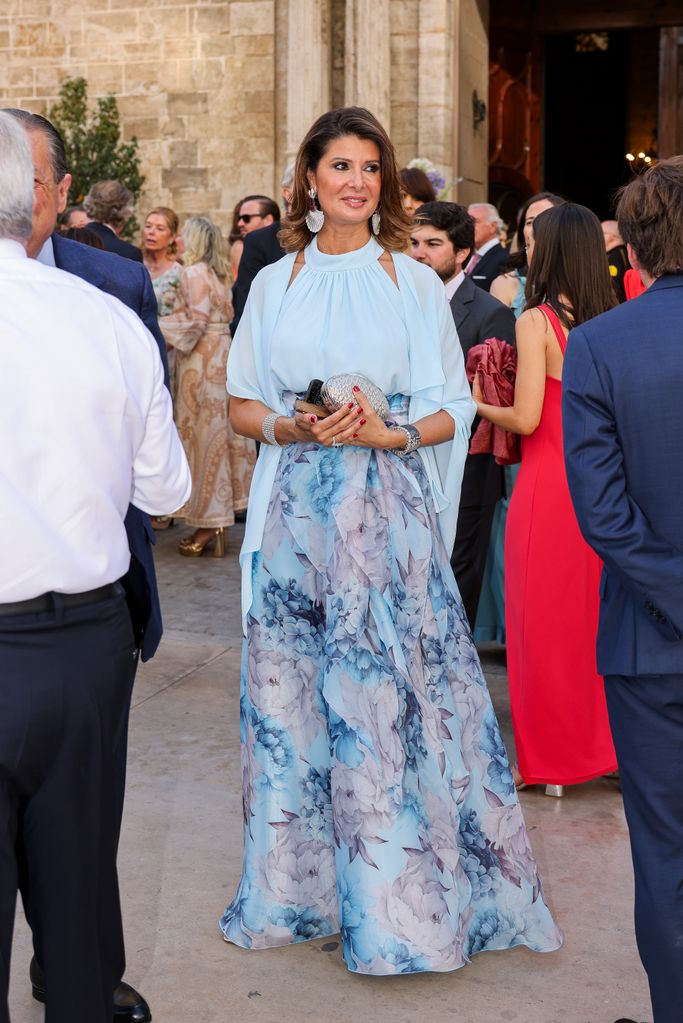 Esther Pastor en la boda de Natalia Santos