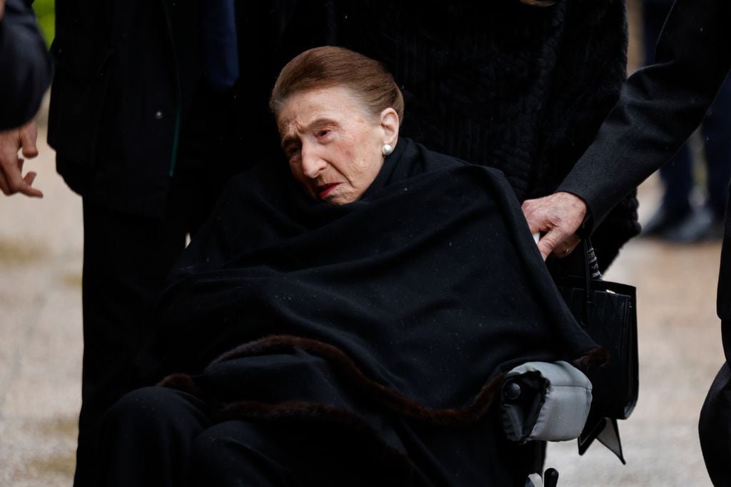 Infanta Margarita de Borbon a su llegada para arropar a la reina Sofía en la muerte de Irene de Grecia a 17 de enero de 2026
