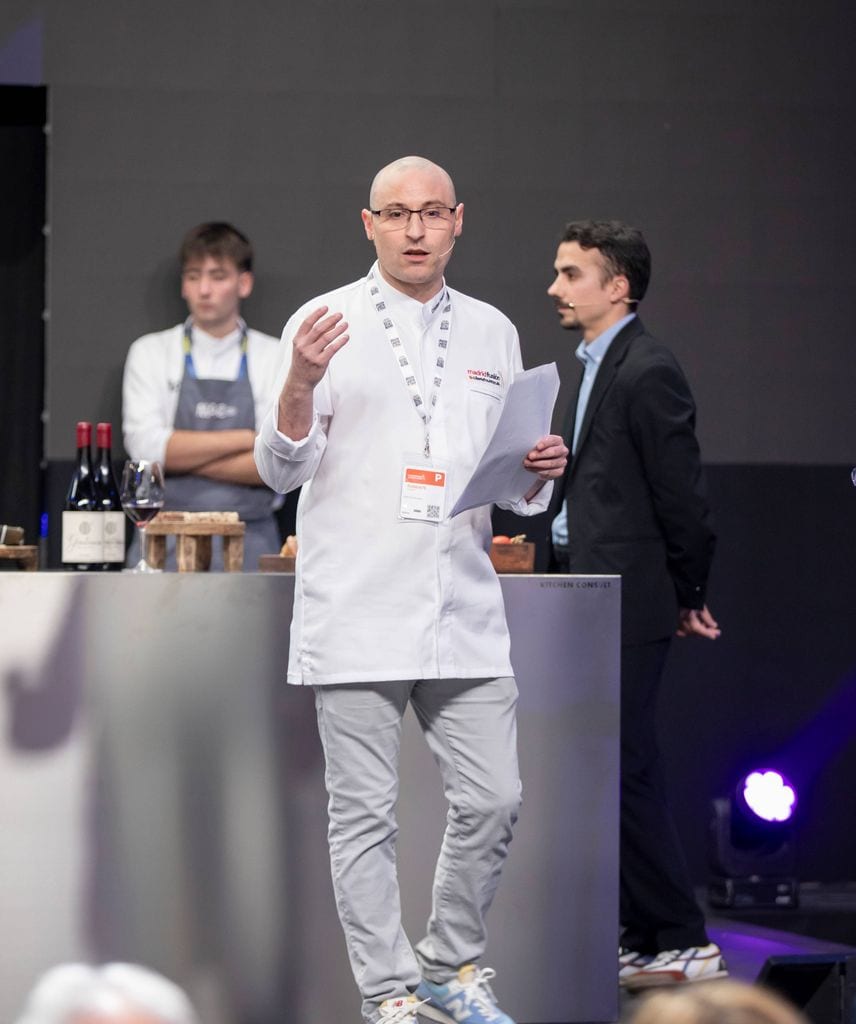 Cristian Palacio, al frente de la cocina de Gente Rara, colabora con la Universidad de Zaragoza.