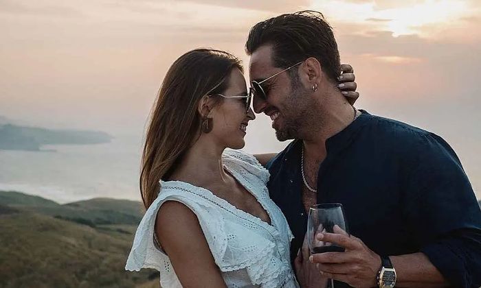 David Bustamante y Yana Olina