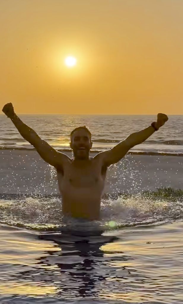 Maravillosas vacaciones de Roberto Leal en el Caribe mexicano