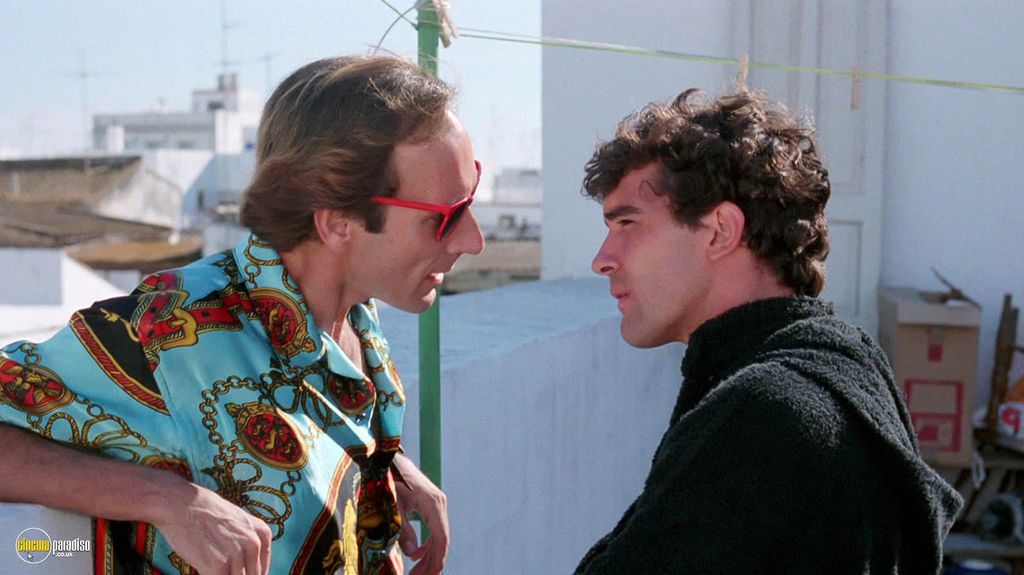 Antonio Banderas y Eusebio Poncela en 'La ley del deseo'