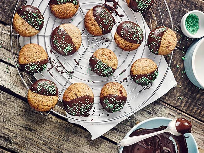 GALLETAS DE MENTA Y CHOCOLATE