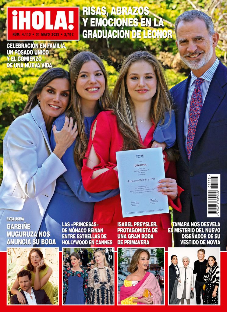 Portada Hola de la princesa Leonor