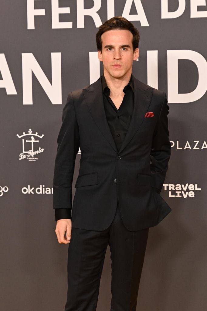 Gonzalo Caballero al llegar al acto en el que se han dado a conocer los carteles de la Feria de San Isidro