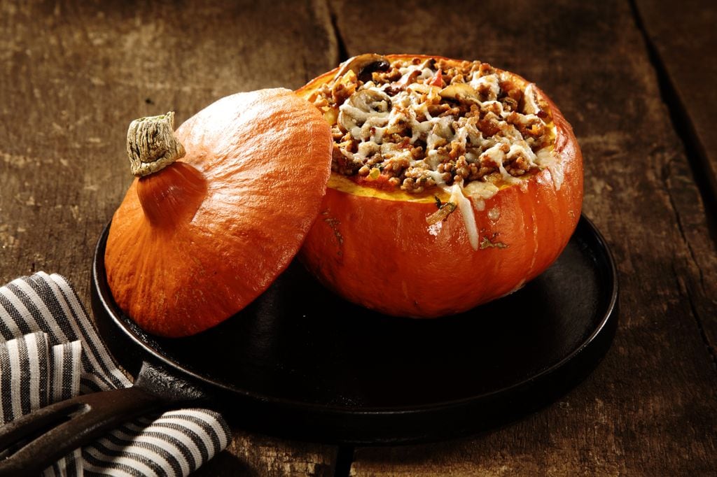 Calabaza rellena