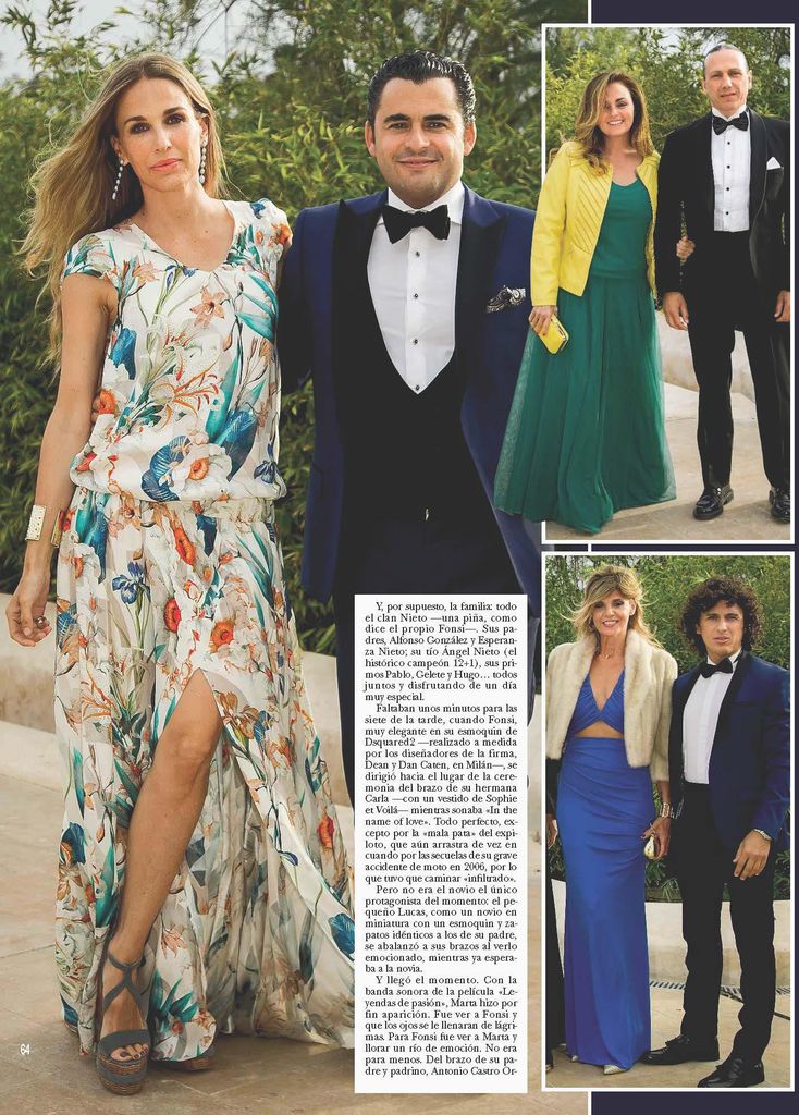 Boda Fonsi Nieto y Marta Castro HOLA 2017