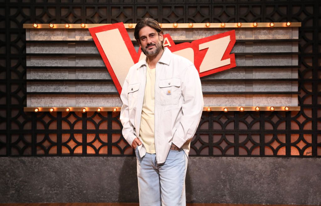 Melendi en la presentación de La Voz