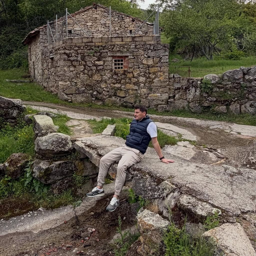 Iker Casillas en su pueblo, Navalacruz