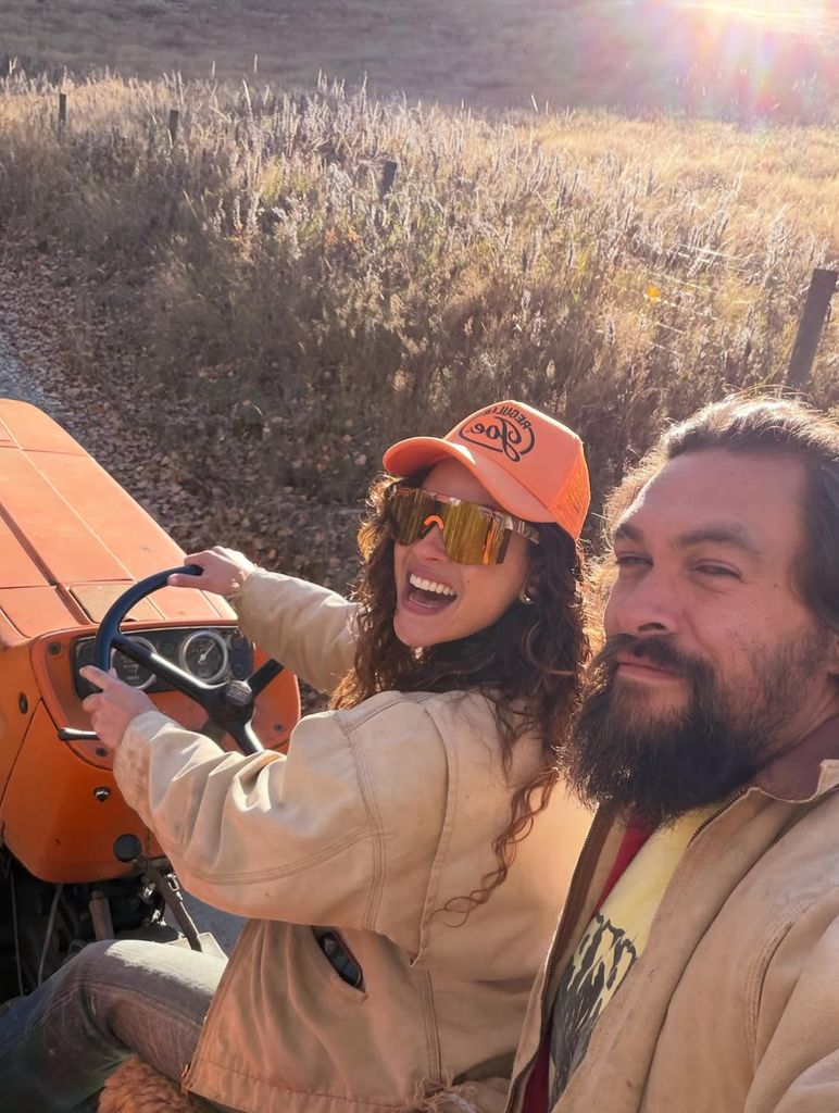 Adria Arjona y Jason Momoa pasaron una tarde muy divertida.