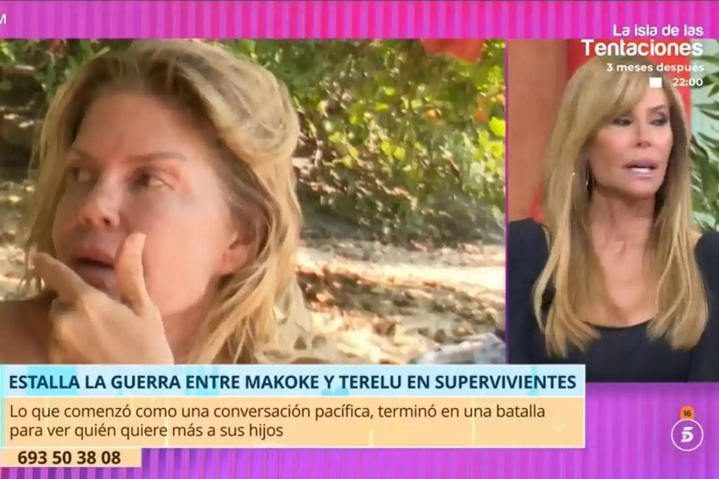 Lara Dibildos interviene en TardeAR para hablar del encontronazo entre Terelu y Makoke en Supervivientes