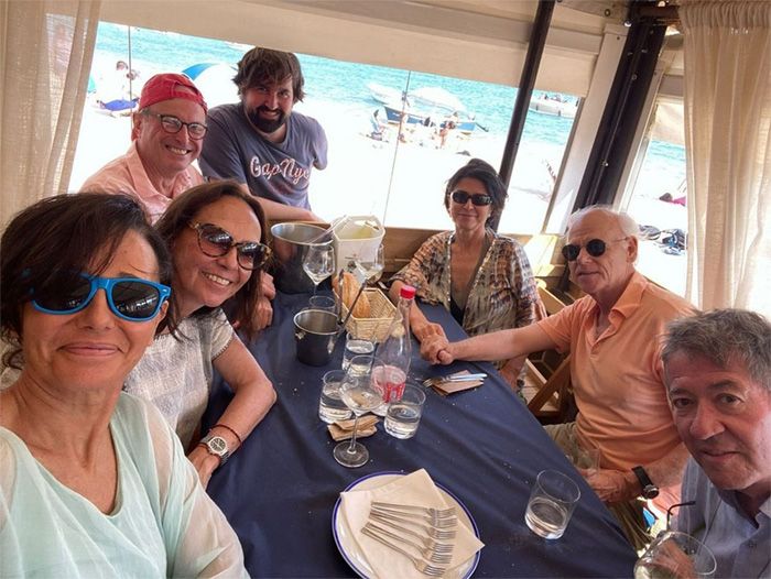 Ana Botín y unos amigos 