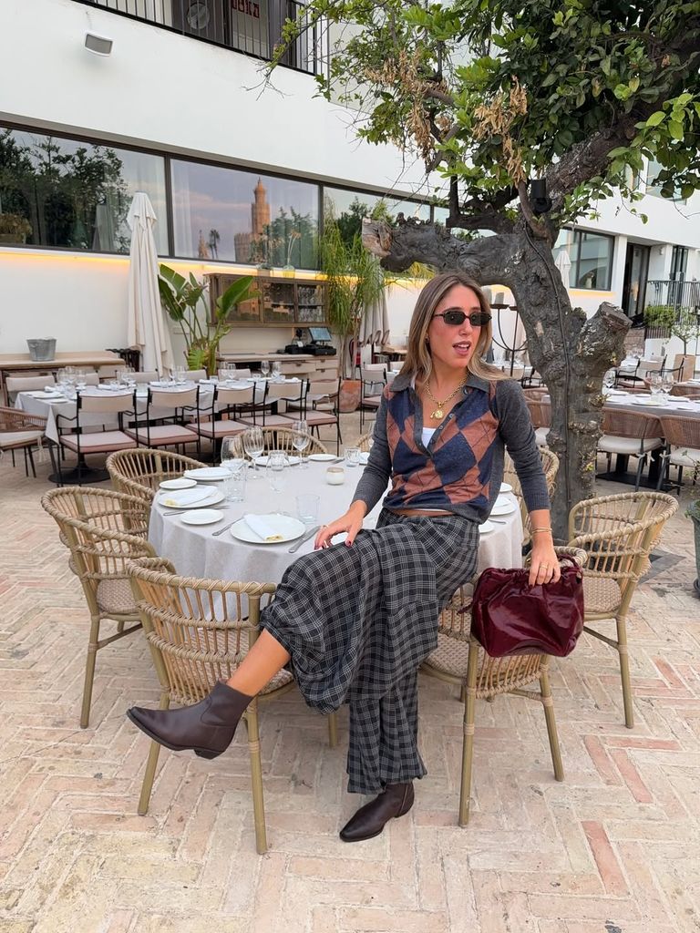 Look botines marrones de @irenerojorm