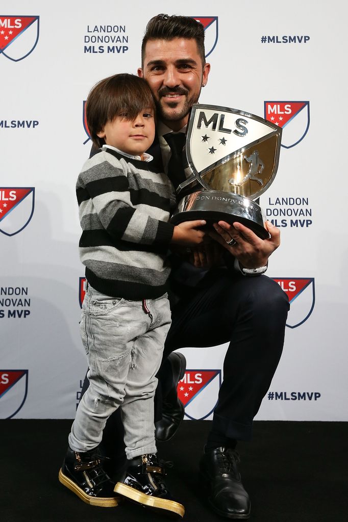 El hijo de David Villa ya golea con el Atlético: "Voy a ser mejor que mi padre"