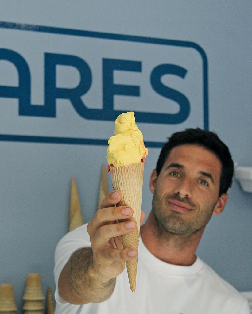 Helado de vainilla