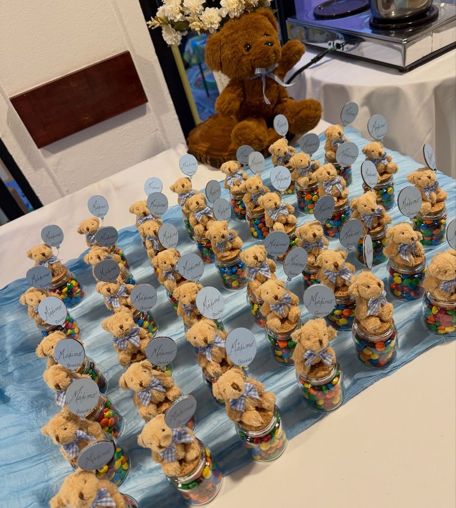 Claudia Martín preparó sorpresas para sus invitados 