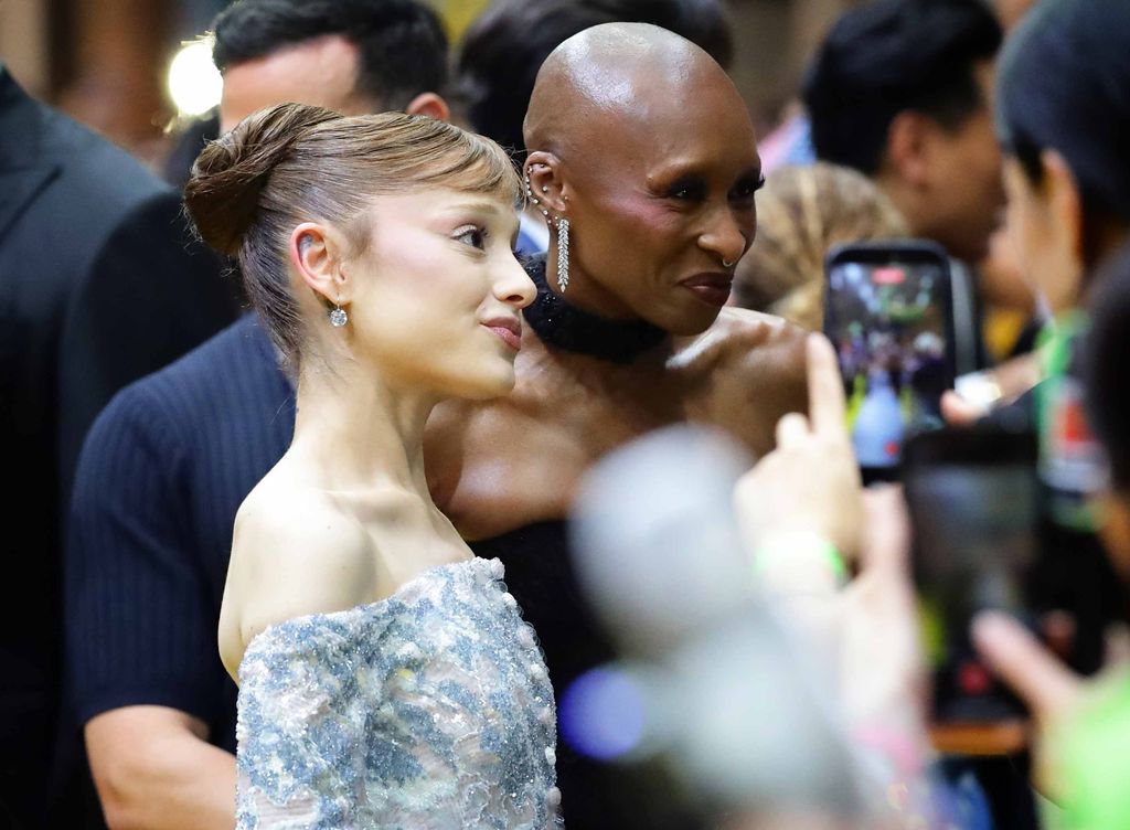 Ariana Grande y Cynthia Erivo en la premier en Singapur de "Wicked: For Good", el pasado 13 de noviembre.