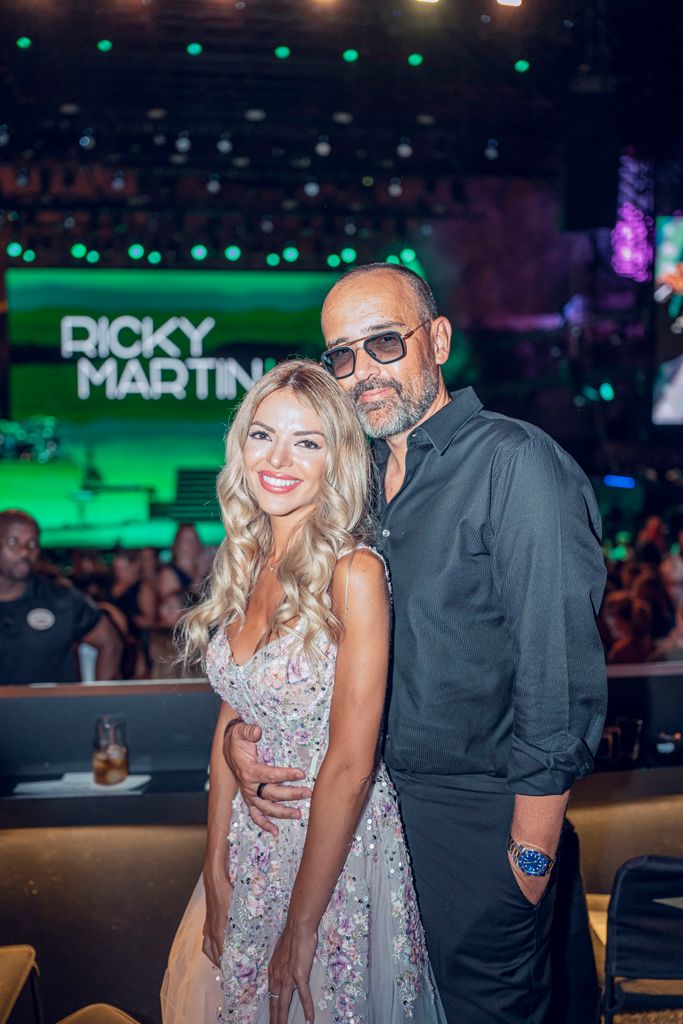 Risto Mejide y Natalia Almarcha disfruta del concierto de Ricky Martin en el Starlite Occident de Marbella
