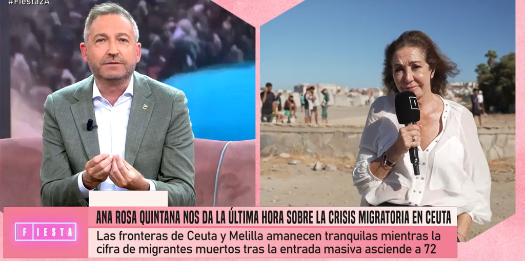 Ana Rosa Quintana, en su conexión con 'Fiesta'