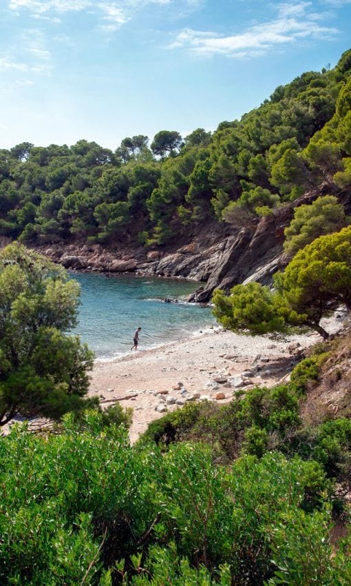 Cala Murtra en la Costa Brava, Girona