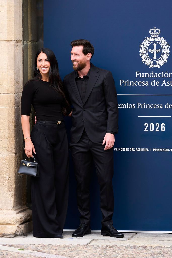 Lionel Messi y Antonela Roccuzzo en Oviedo en el Hotel Reconquista para los Premios Princesa de Asturias 2026