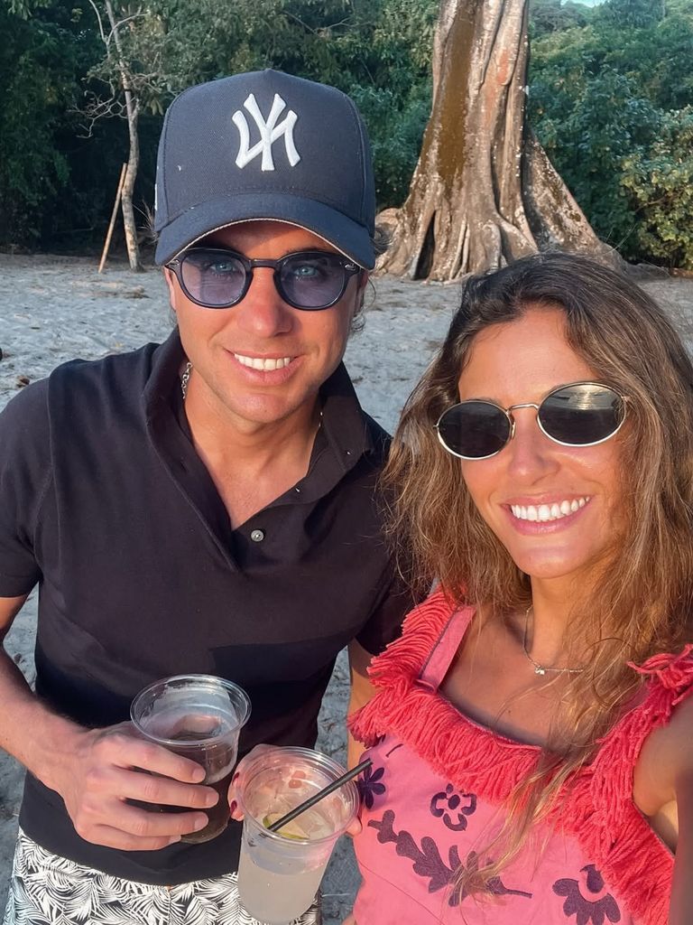La pareja, en Panamá