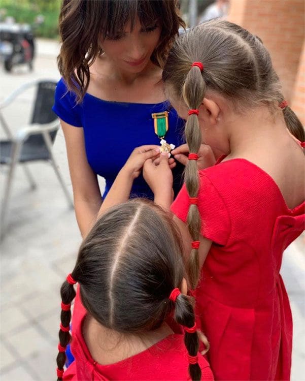 Patricia Pardo y sus hijas
