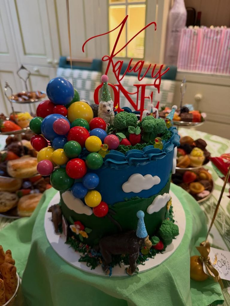 La preciosa tarta de la bebé