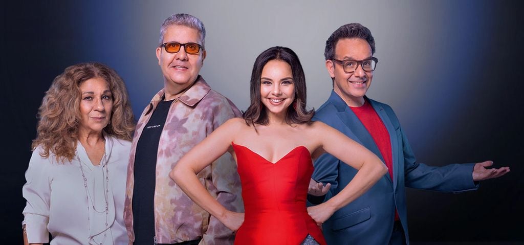 Llàcer, con el jurado de 'Tu cara me suena'