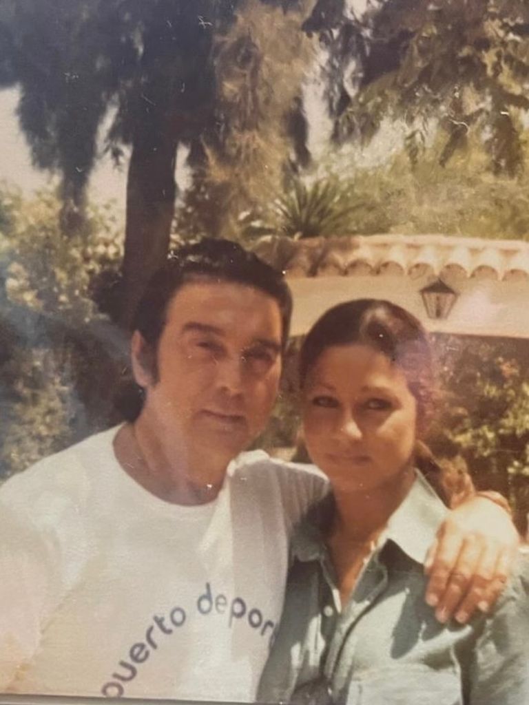 Lolita Flores con su padre, El Pescaílla