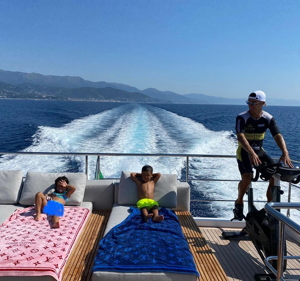 Cristiano Ronaldo, gimnasio en alta mar