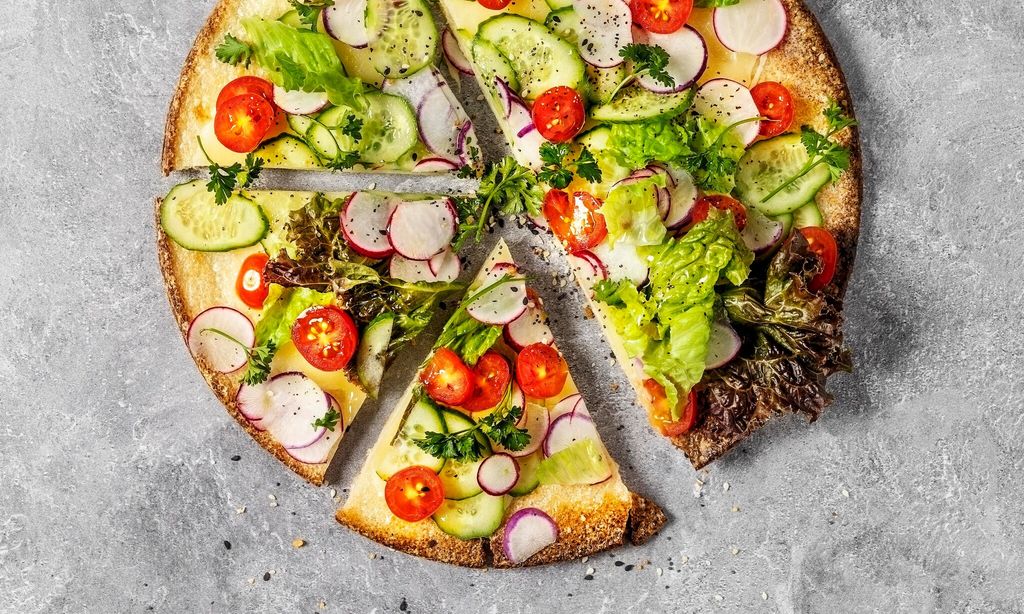 pizza de verdura